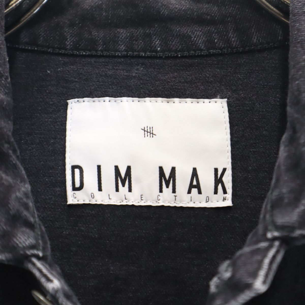 DIM MAK ディムマック 日本製 デニムジャケット XS ブラック系 メンズ