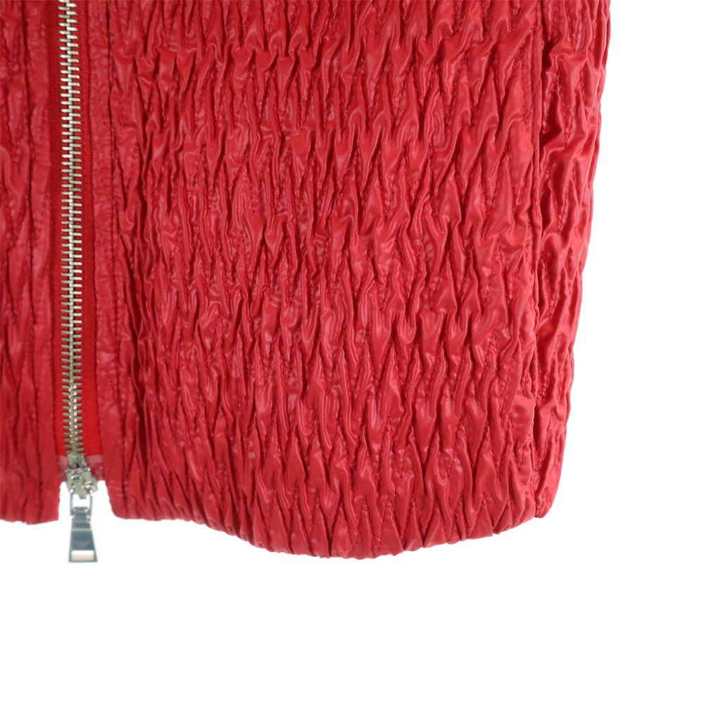 Emporio Armani エンポリオアルマーニ 長袖 ジップジャケット 40 レッド レディース