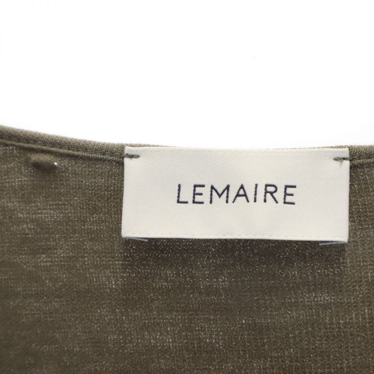 LEMAIRE ルメール 7分袖 カットソー S カーキ系 メンズ