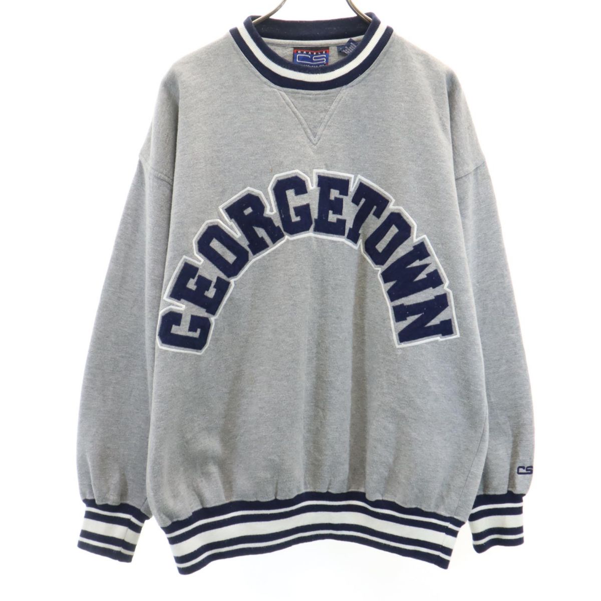 CRABLE CS 長袖 トレーナー L グレー sports 裏起毛 メンズ