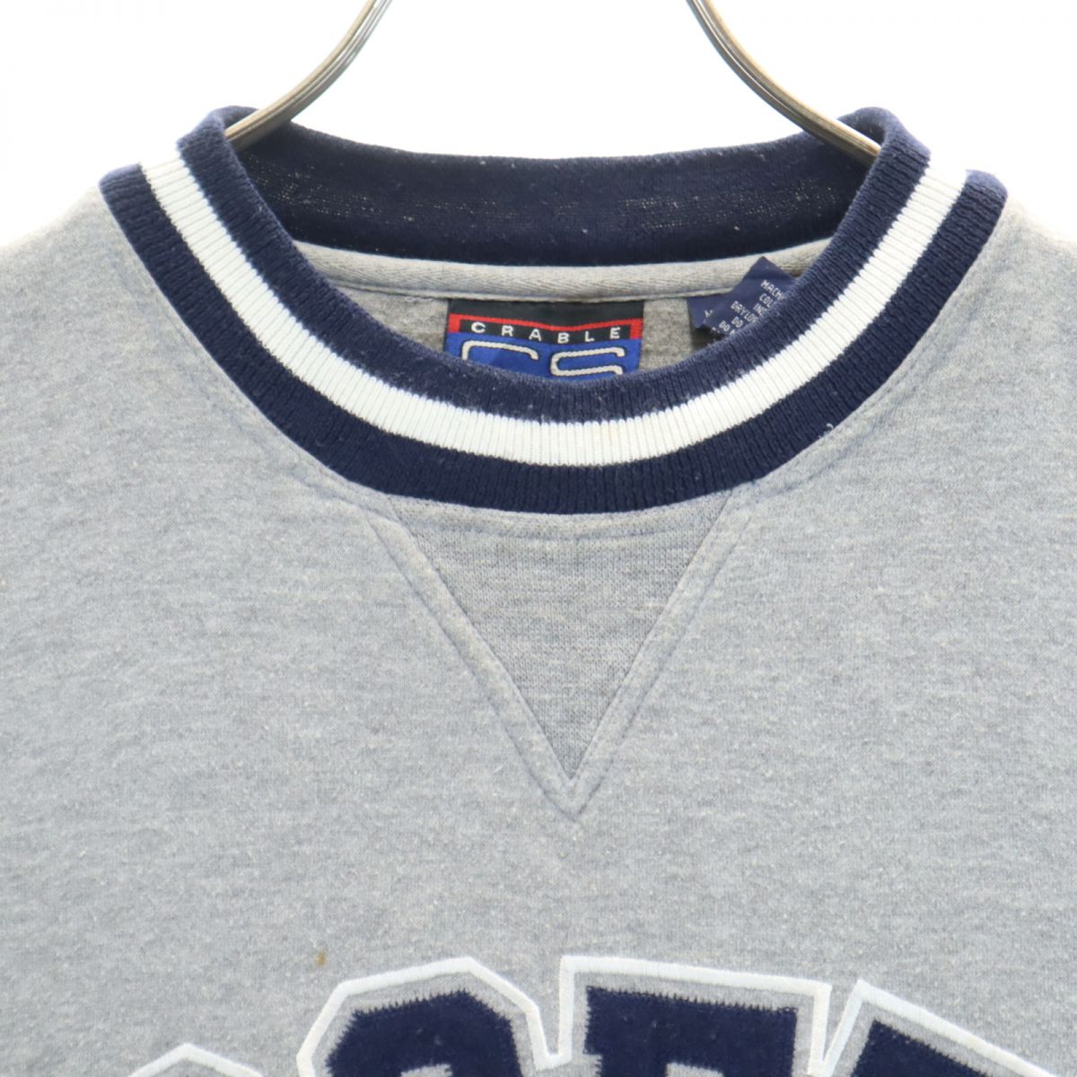 CRABLE CS 長袖 トレーナー L グレー sports 裏起毛 メンズ