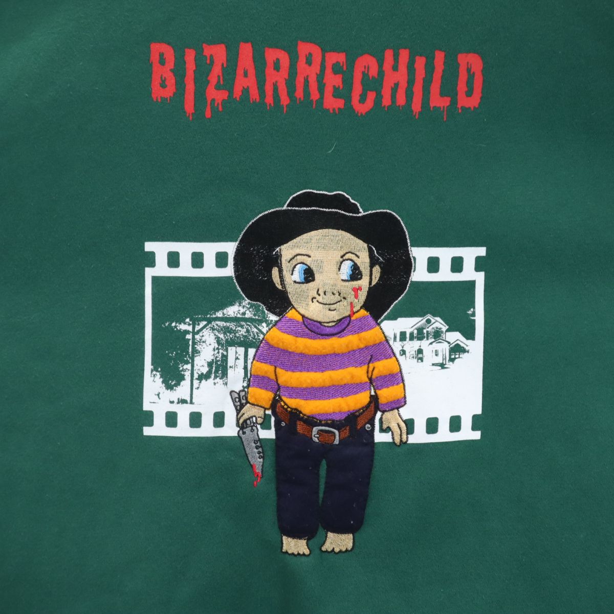 HIGH-GATE ハイゲート バックプリント 長袖 トレーナー 1 グリーン 裏起毛 メンズ