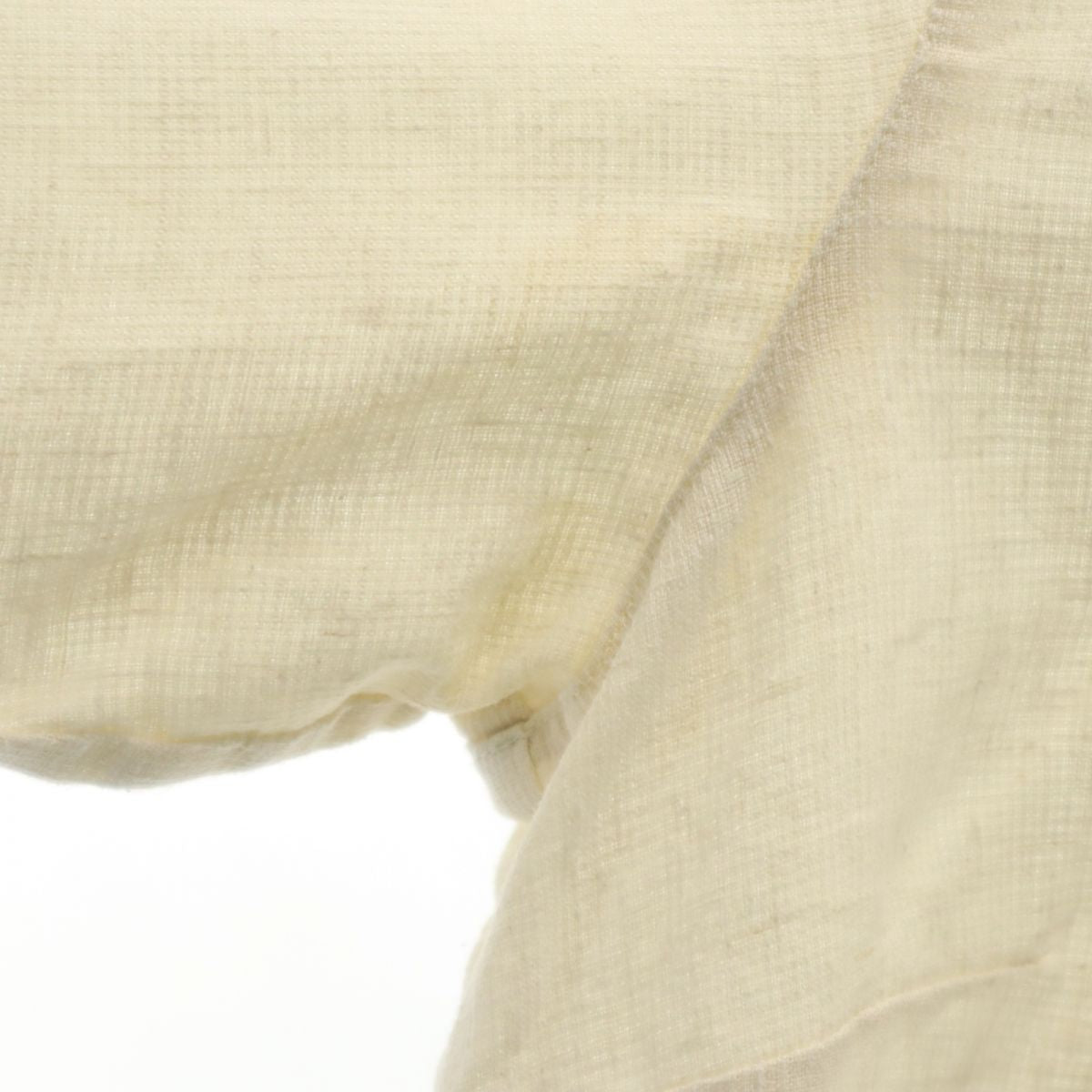 patagonia パタゴニア 7分袖 刺繍入り ハーフボタン シャツ S アイボリー アウトドア レディース