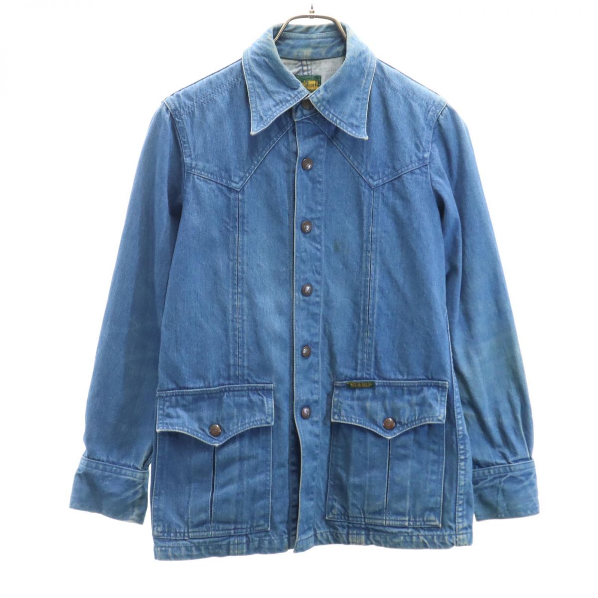 BIGBELL ビッグベル 長袖 ウエスタン デニムジャケット S ジージャン メンズ