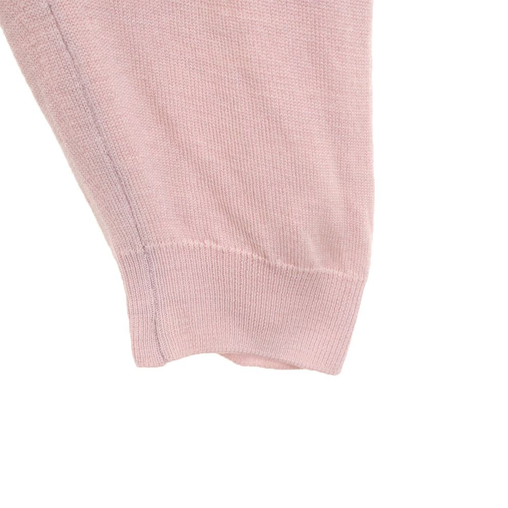 JOHN SMEDLEY ジョンスメドレー 長袖 Vネック セーター ピンク系 ニット レディース
