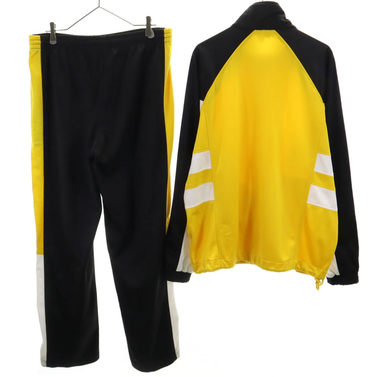 FILA フィラ 90s オールド ジャージジャケット 上下 セットアップ L イエロー系 メンズ