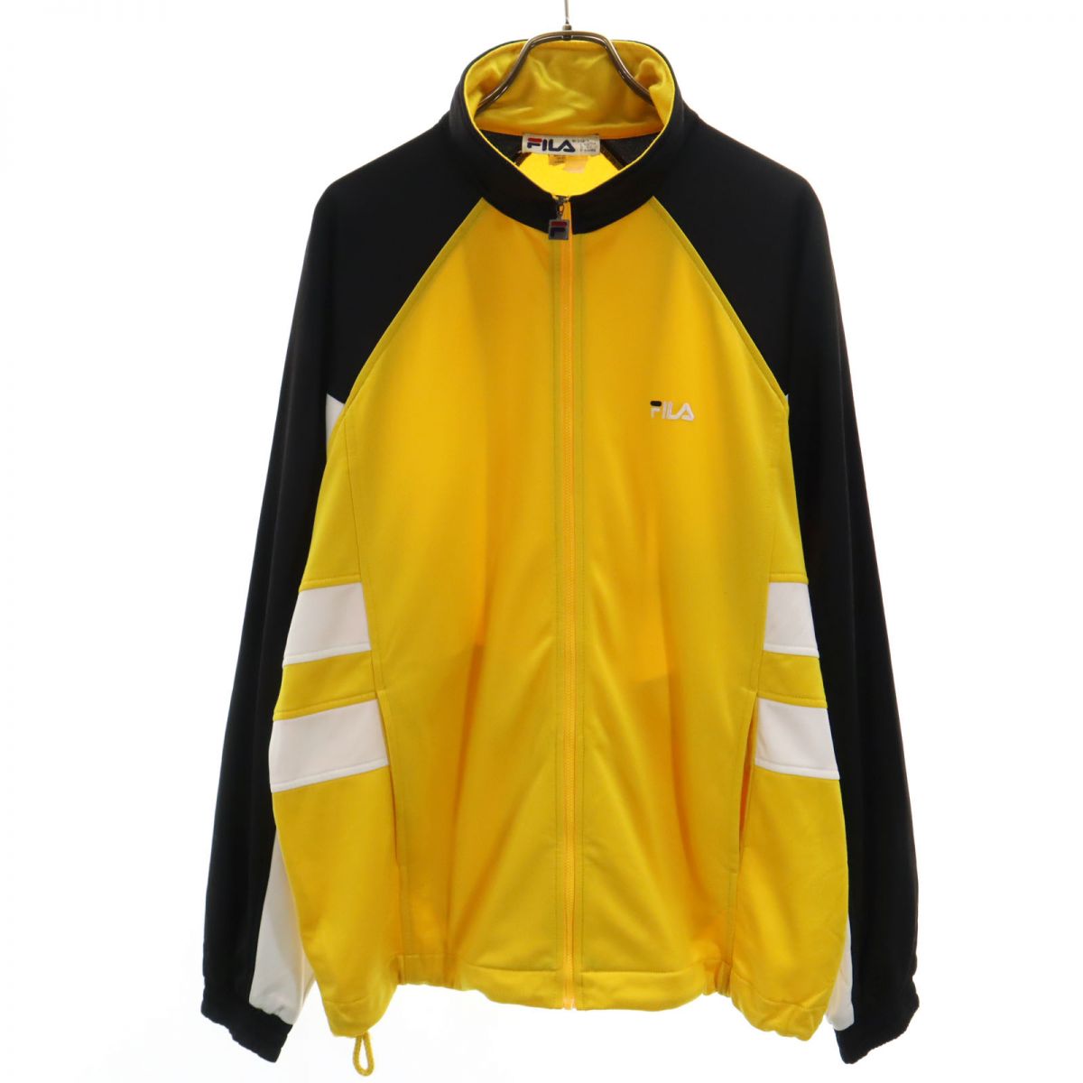 FILA フィラ 90s オールド ジャージジャケット 上下 セットアップ L イエロー系 メンズ