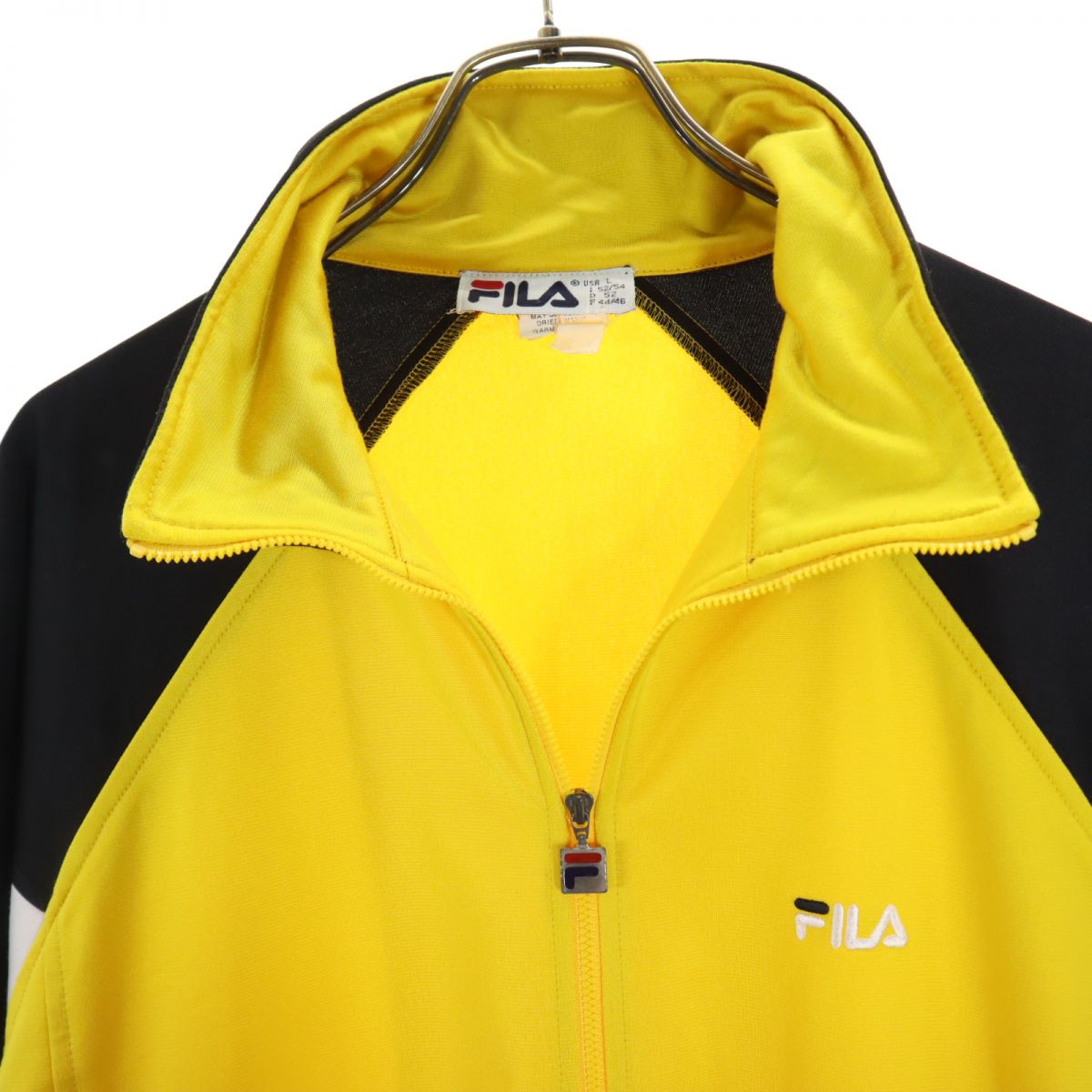 FILA フィラ 90s オールド ジャージジャケット 上下 セットアップ L イエロー系 メンズ