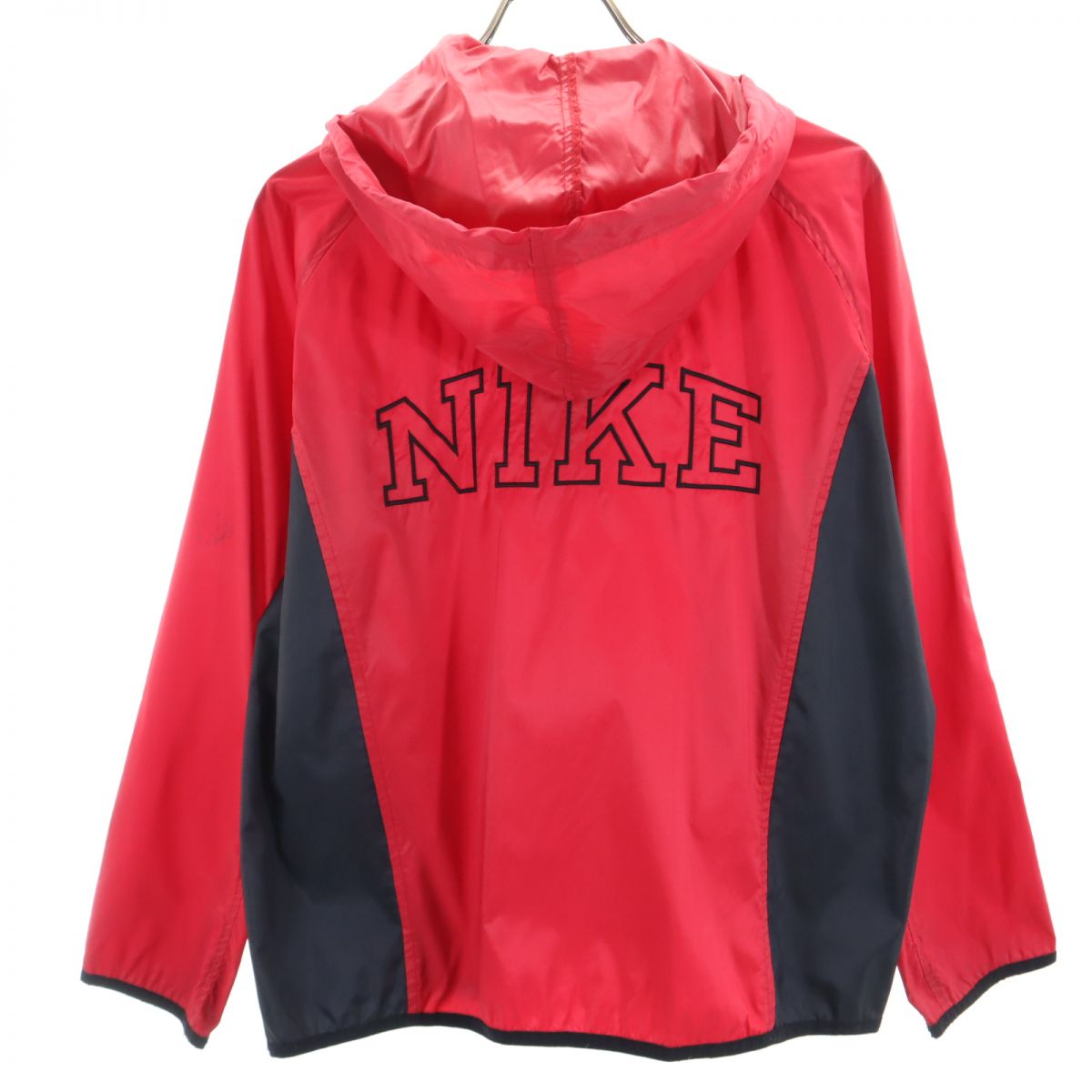 NIKE ナイキ 90s 00s オールド ハーフジップ パーカー S レッド系 メンズ