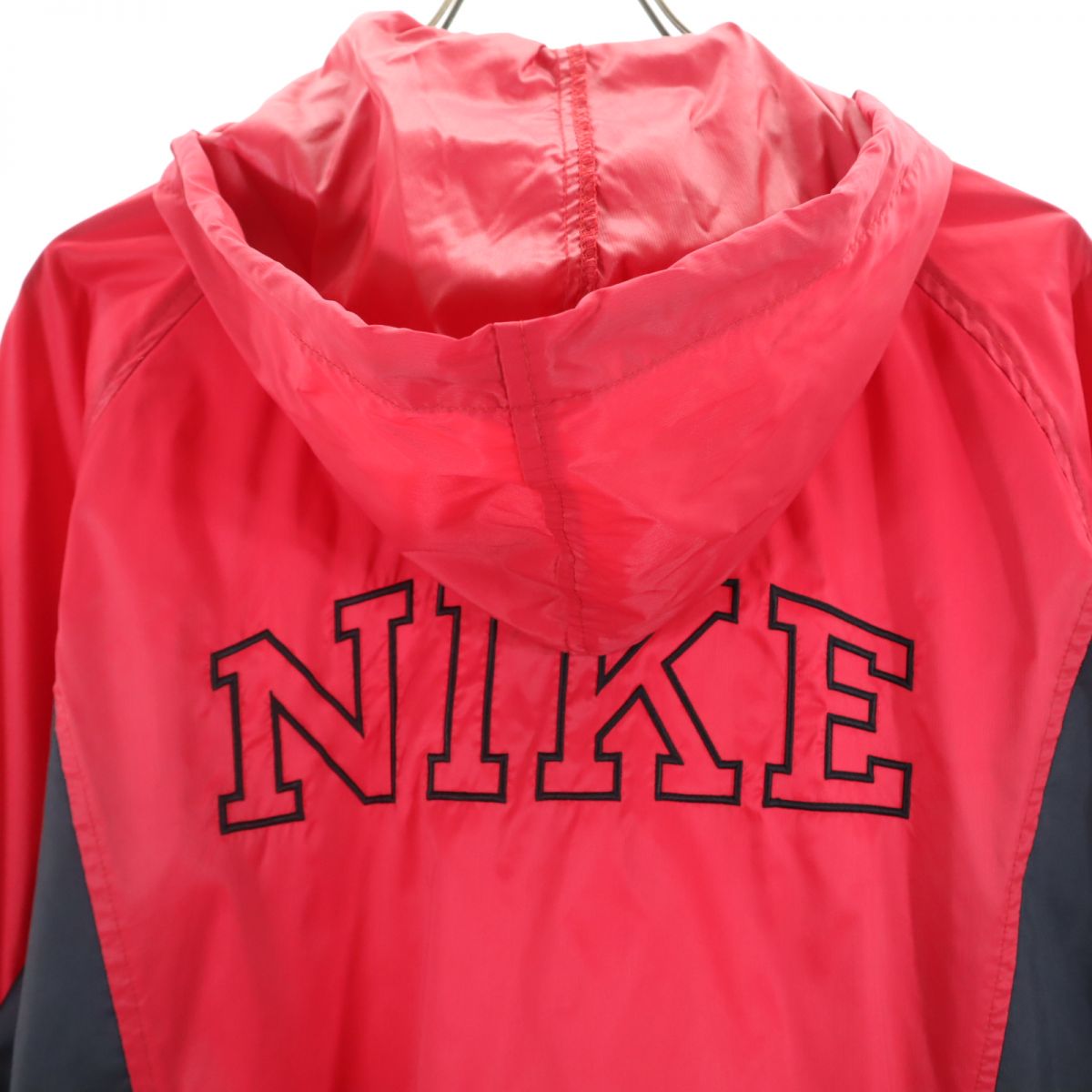 NIKE ナイキ 90s 00s オールド ハーフジップ パーカー S レッド系 メンズ