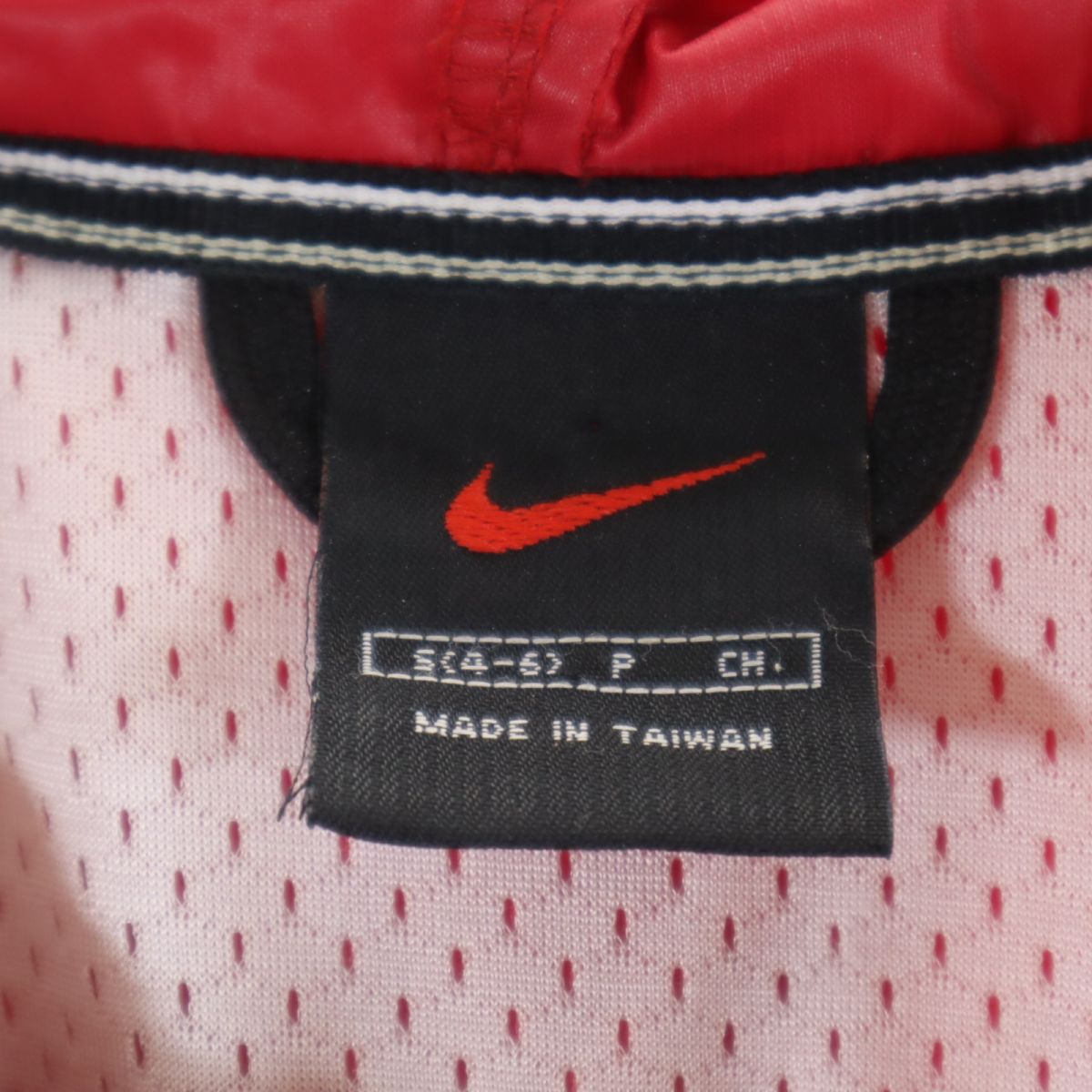 NIKE ナイキ 90s 00s オールド ハーフジップ パーカー S レッド系 メンズ