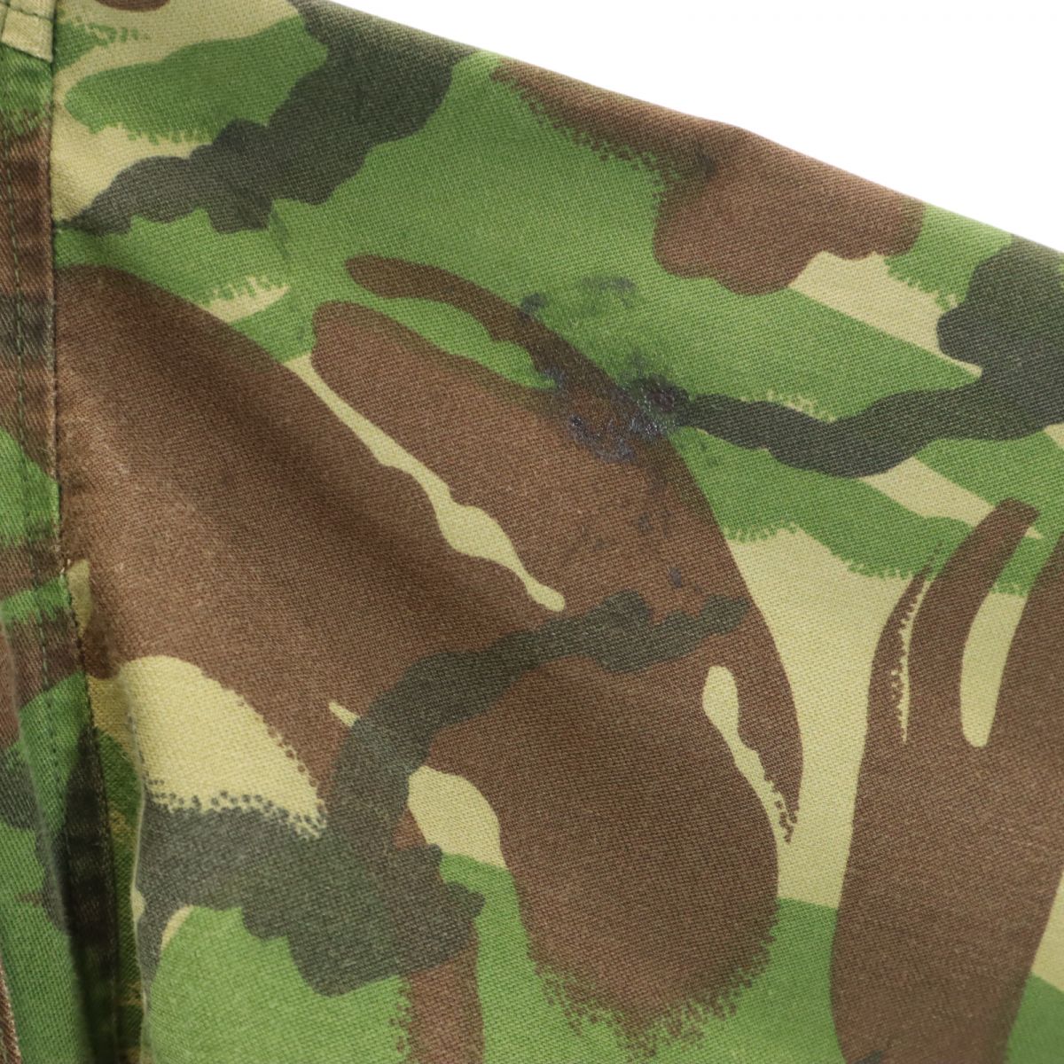 British Army イギリス軍 DPM迷彩 コンバットジャケット カモフラージュ柄 ミリタリージャケット カーキ系 メンズ