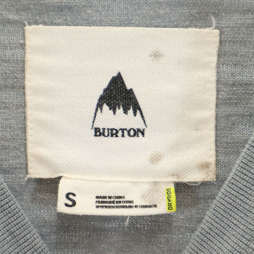 BURTON バートン 長袖 トレーナー S グレー メンズ