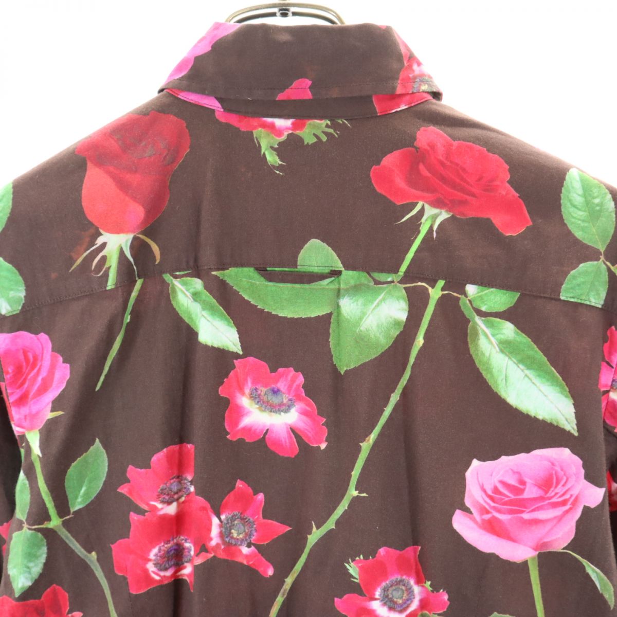 Paul Smith ポールスミス 花柄 長袖 シャツ 42 ブラウン系 レディース