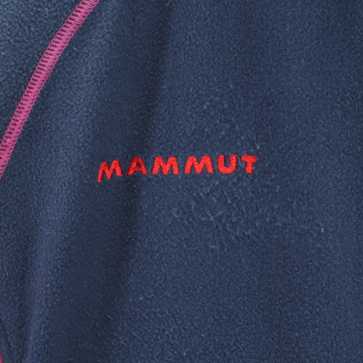 Mammut マムート アウトドア 長袖 ジップジャケット M ネイビー×ピンク レディース