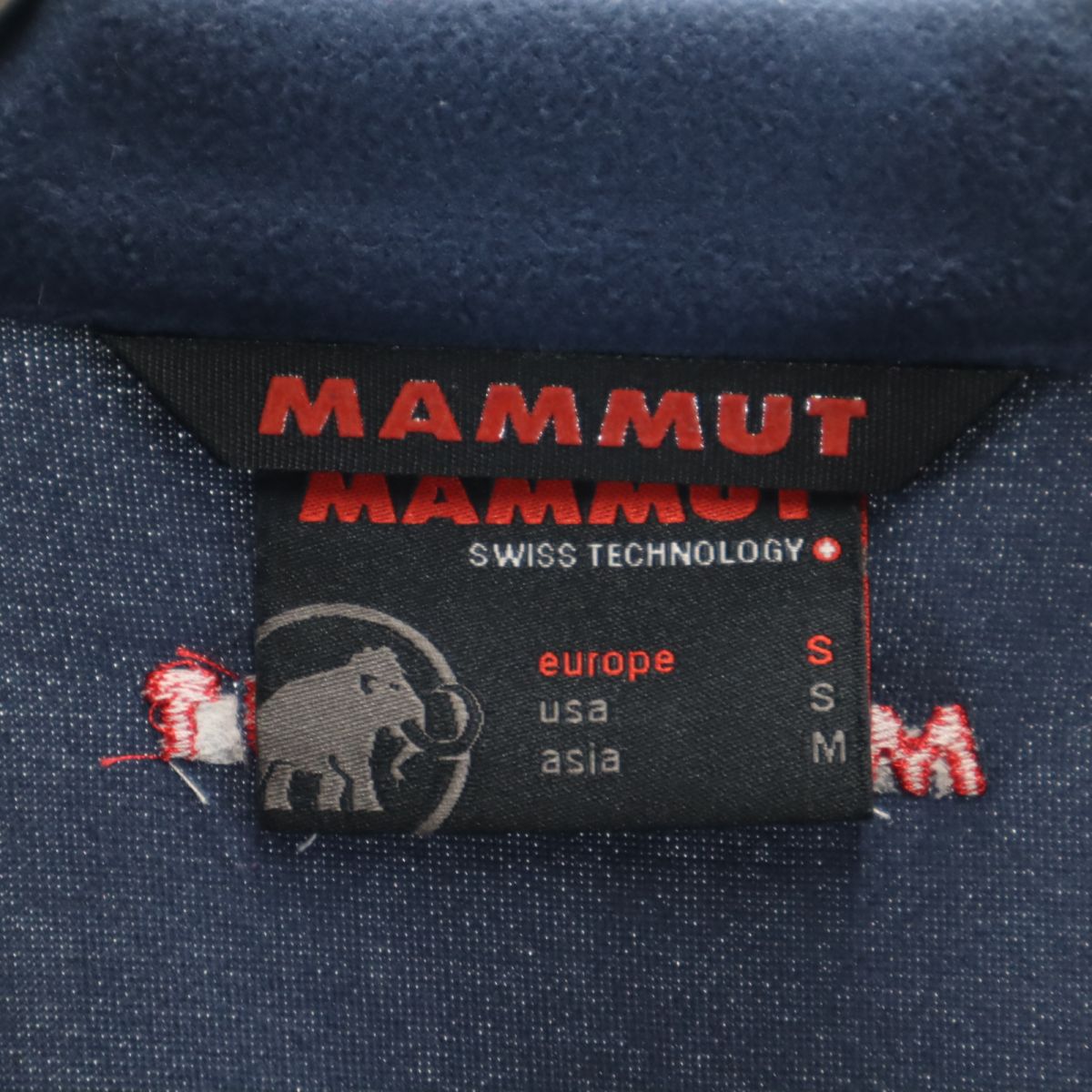 Mammut マムート アウトドア 長袖 ジップジャケット M ネイビー×ピンク レディース