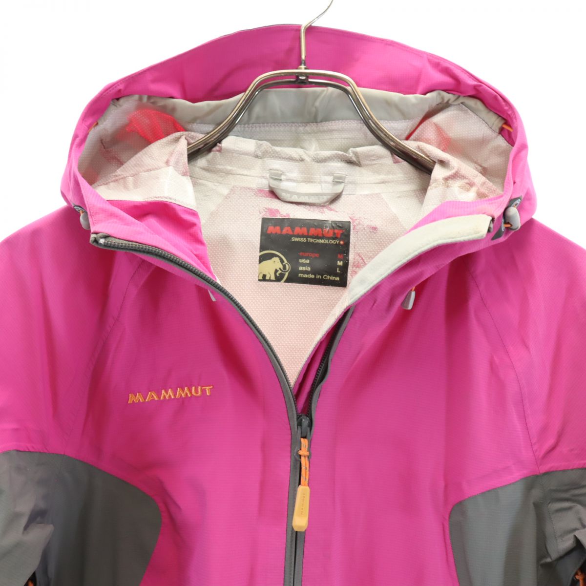 Mammut マムート ナイロンジャケット M ピンク フード レディース