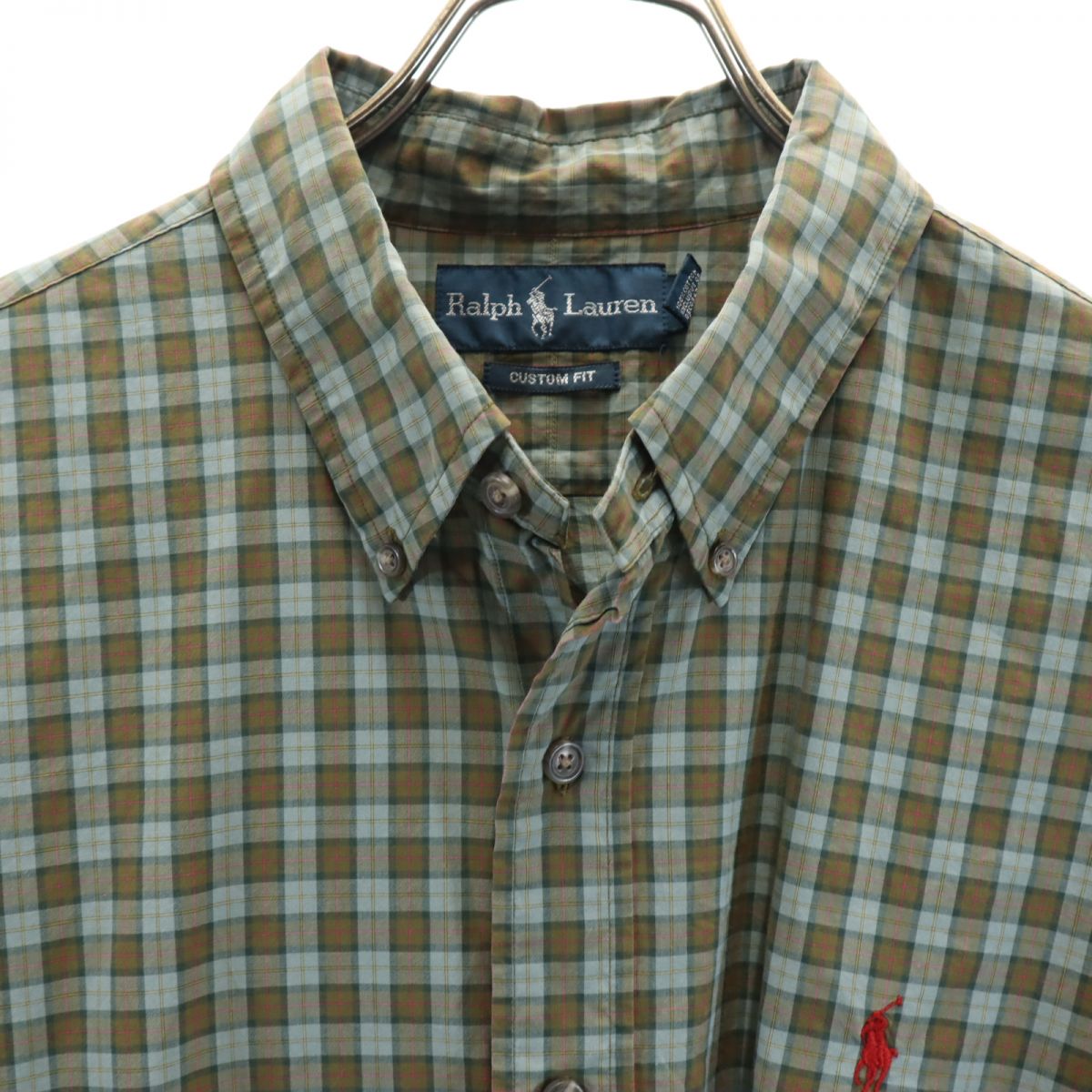 RALPH LAUREN ラルフローレン ピスネーム 長袖 ボタンダウンシャツ XL メンズ