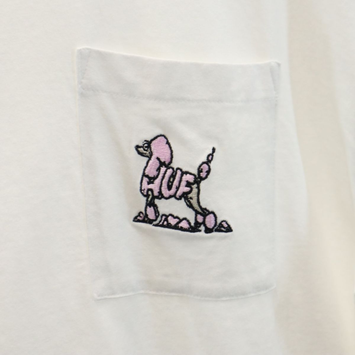 HUF ハフ 長袖 Tシャツ L ホワイト系 ロンT メンズ