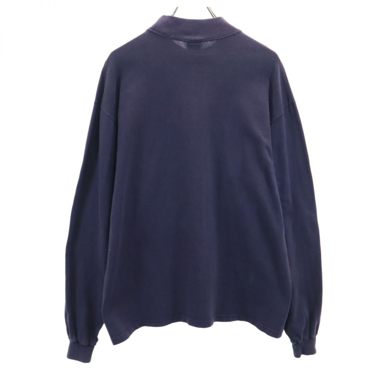 cotton deluxe 90s USA製 オールド 長袖 Tシャツ L ネイビー系 ロンT メンズ