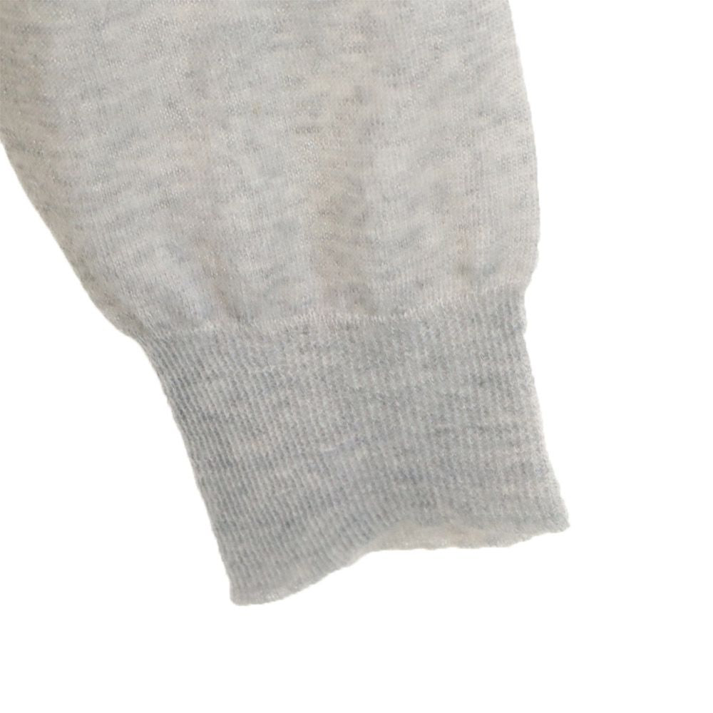 JIL SANDER ジルサンダー カシミヤ100％ 長袖 バックジップ セーター 36 グレー系 ニット レディース