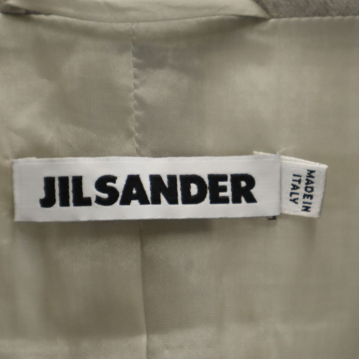 ジルサンダー イタリア製 ウールブレンド テーラードジャケット 36 グレー系 JIL SANDER レディース