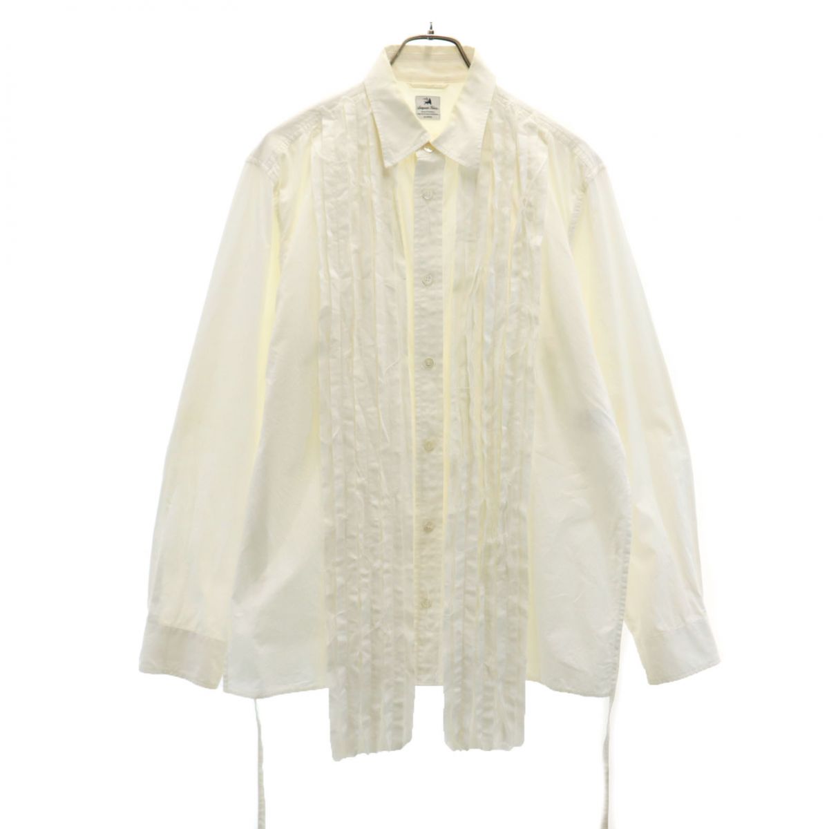Sasquatchfabrix. サスクワッチファブリックス 日本製 オールド 長袖 シャツ L ホワイト系 メンズ
