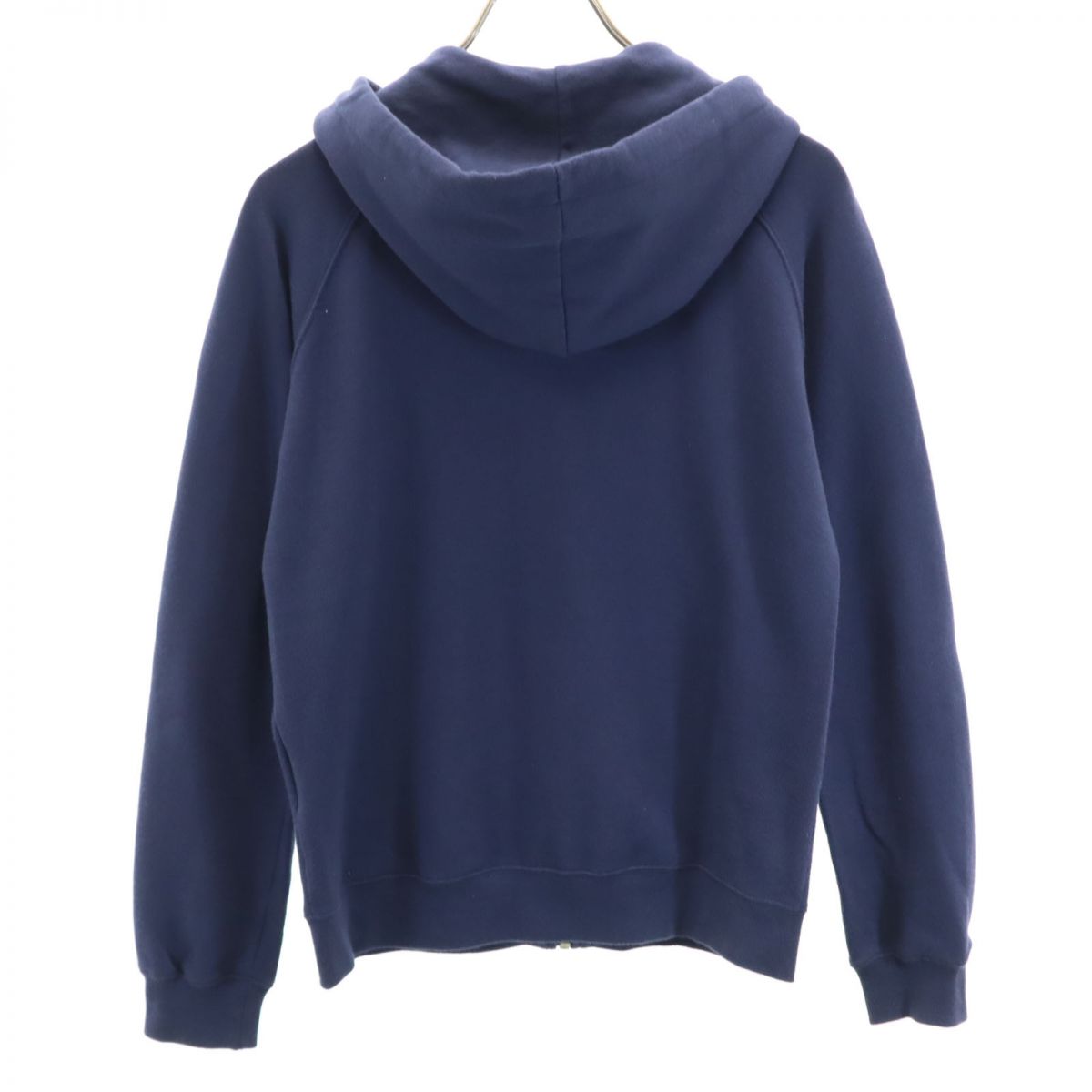 KITSUNE キツネ 長袖 スウェット ジップパーカー S ネイビー メンズ