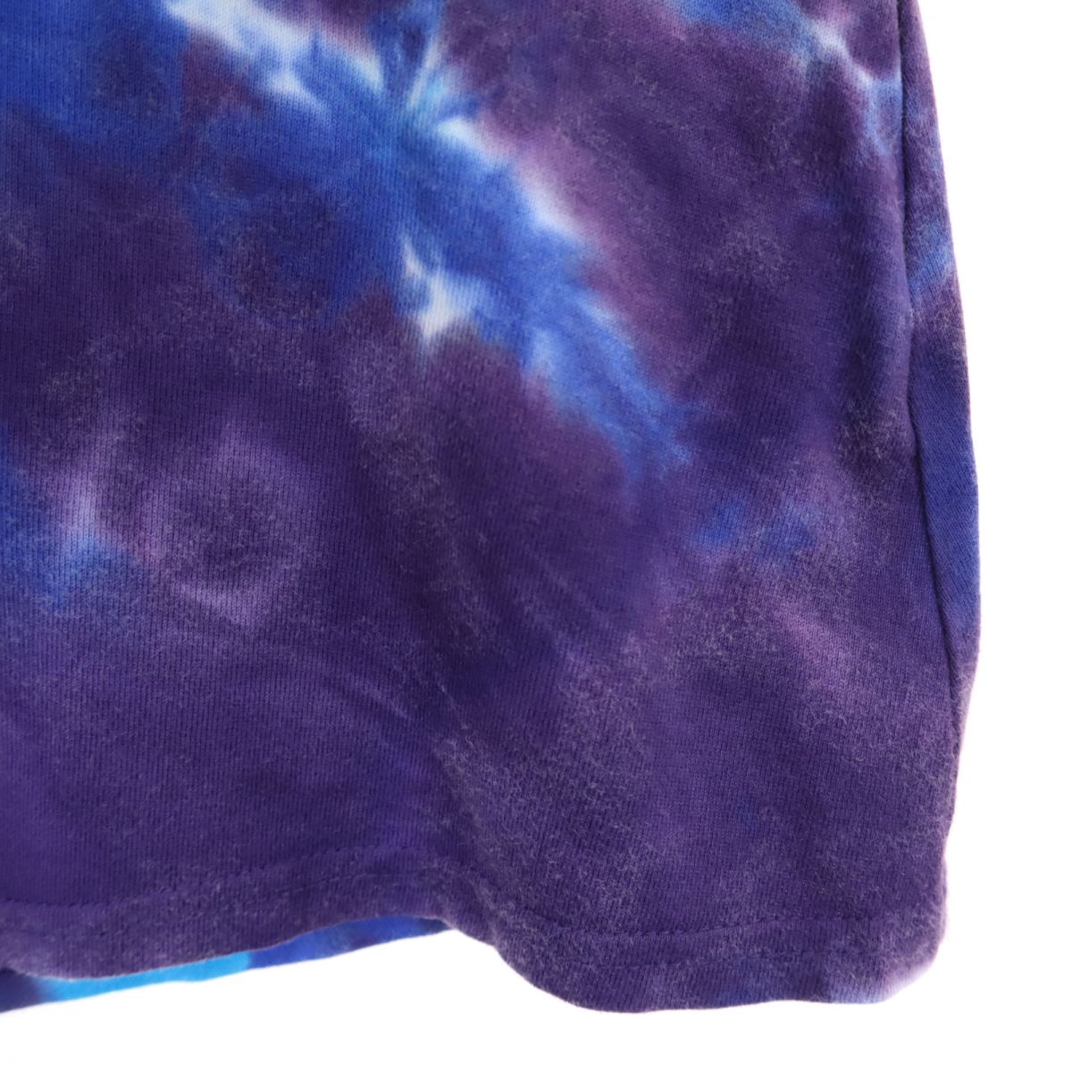 Needles ニードルス 日本製 タイダイ染め 半袖 Tシャツ 2 ブルー系 裾変形 レディース
