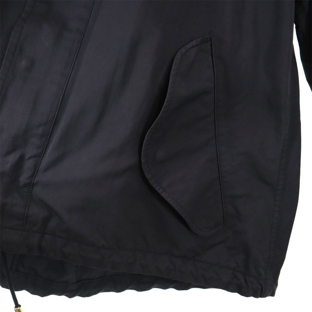 THE RERACS ザリラクス 日本製 長袖 ジップジャケット 38 ブラック レディース