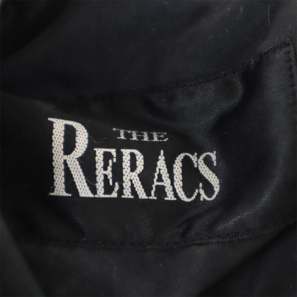 THE RERACS ザリラクス 日本製 長袖 ジップジャケット 38 ブラック レディース