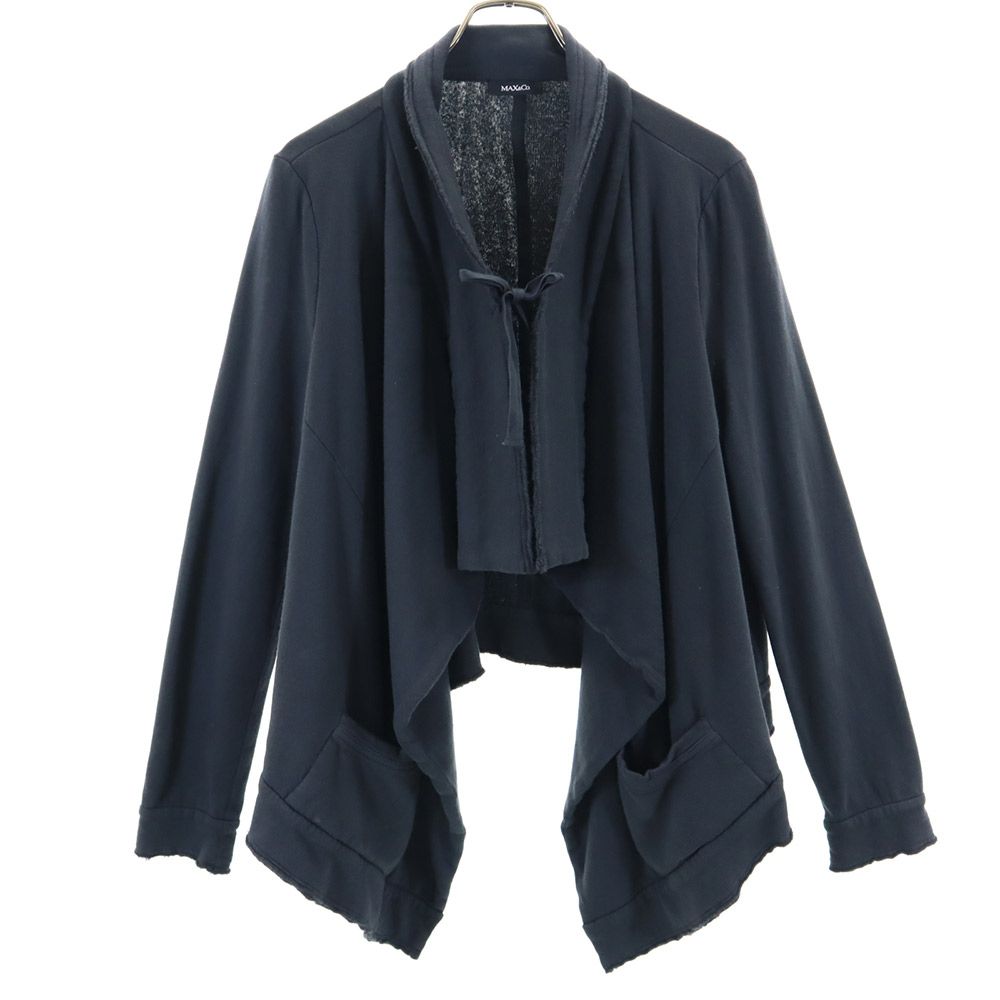 MAX&CO マックスアンドコー 長袖 カーディガン L ブラック スウェット レディース