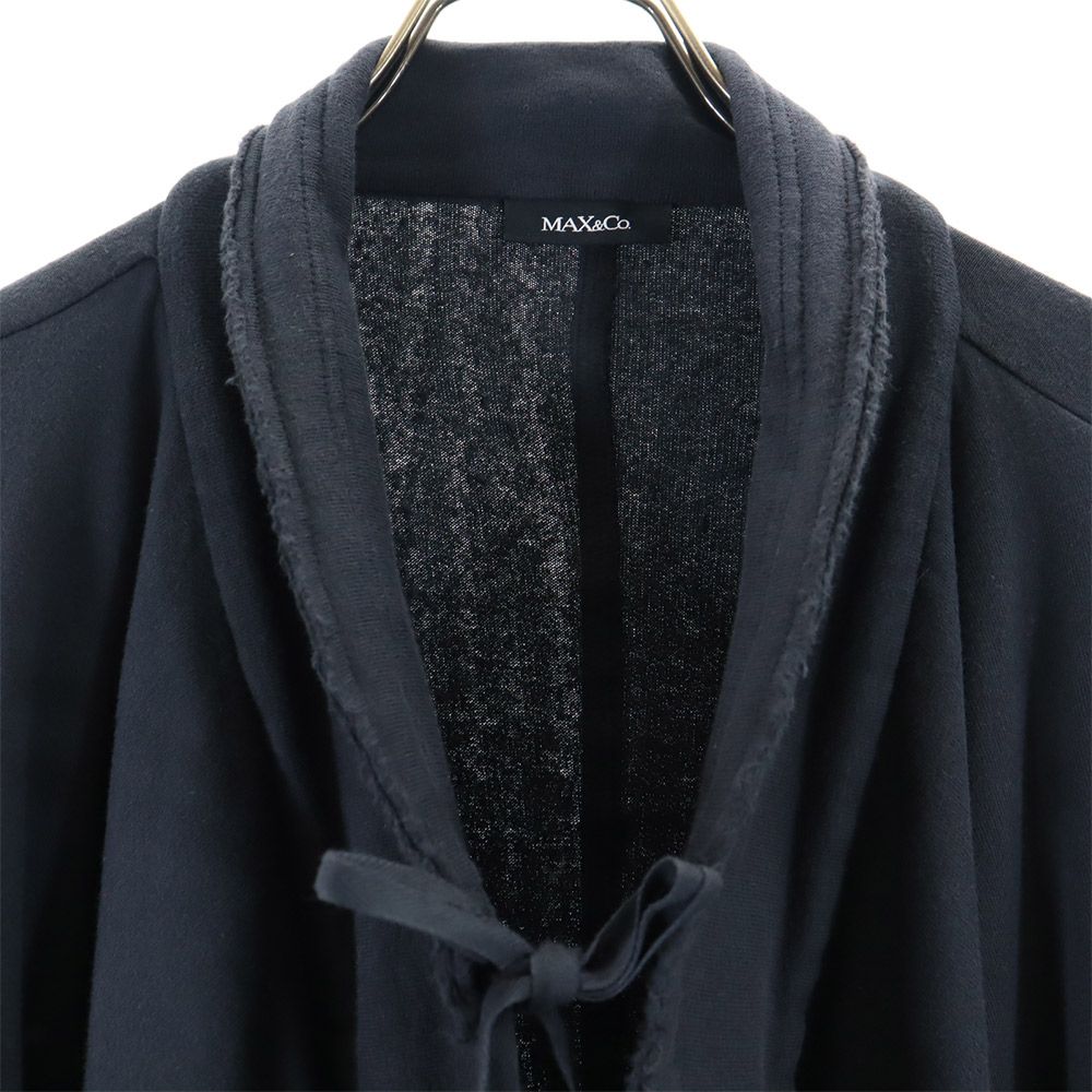 MAX&CO マックスアンドコー 長袖 カーディガン L ブラック スウェット レディース