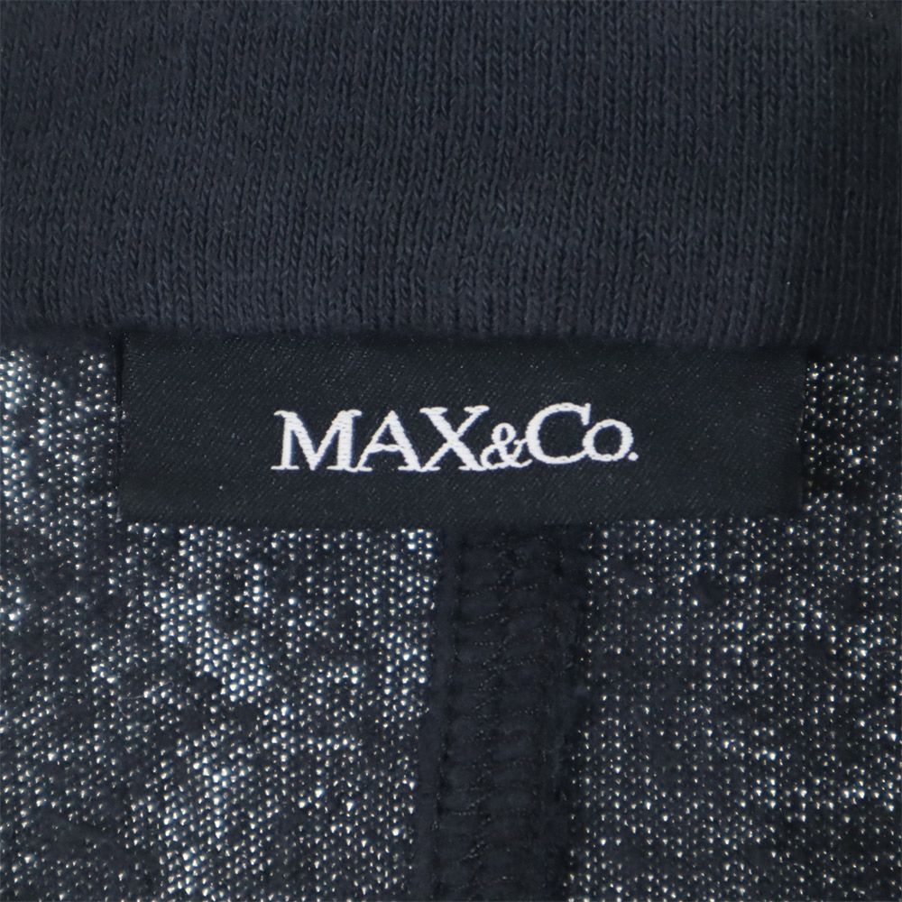 MAX&CO マックスアンドコー 長袖 カーディガン L ブラック スウェット レディース