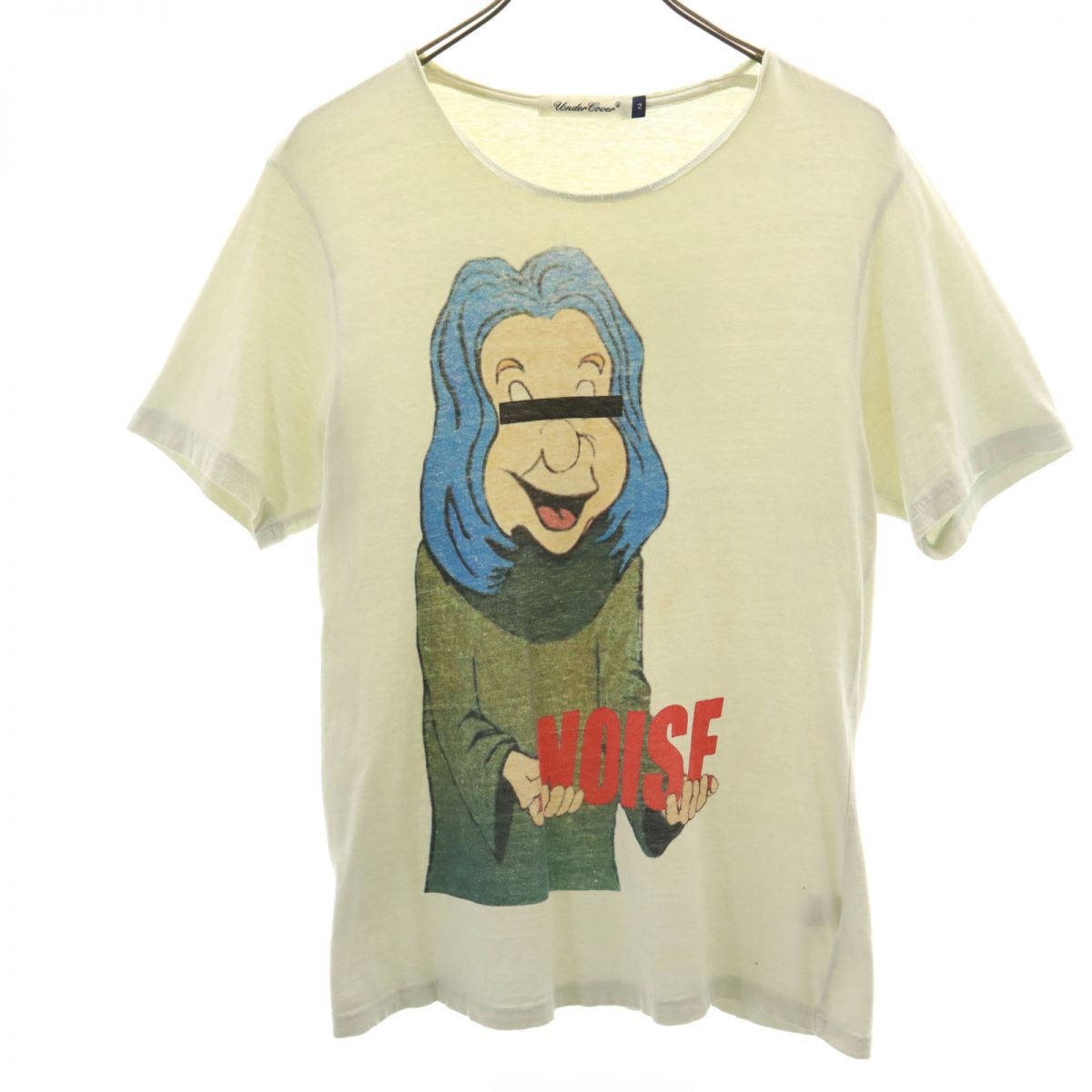 UNDERCOVER アンダーカバー 日本製 両面プリント 半袖 Tシャツ 2 イエロー メンズ
