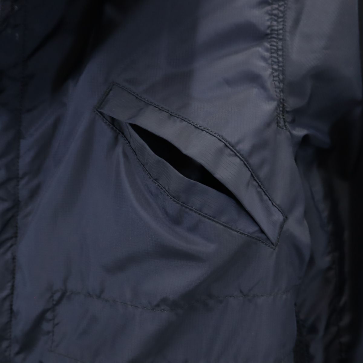 BURBERRY LONDON バーバリーロンドン 三陽商会 コート 130A ネイビー フード 裏メッシュ地 キッズ