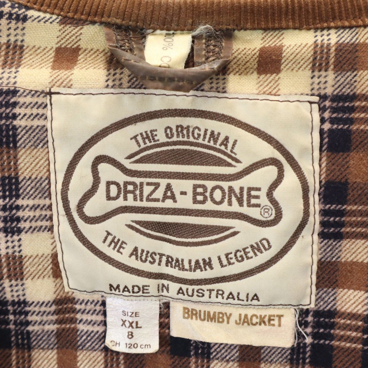 DRIZABONE ドライザーボン オイルドジャケット ジャケット XXL ブラウン ビックサイズ メンズ