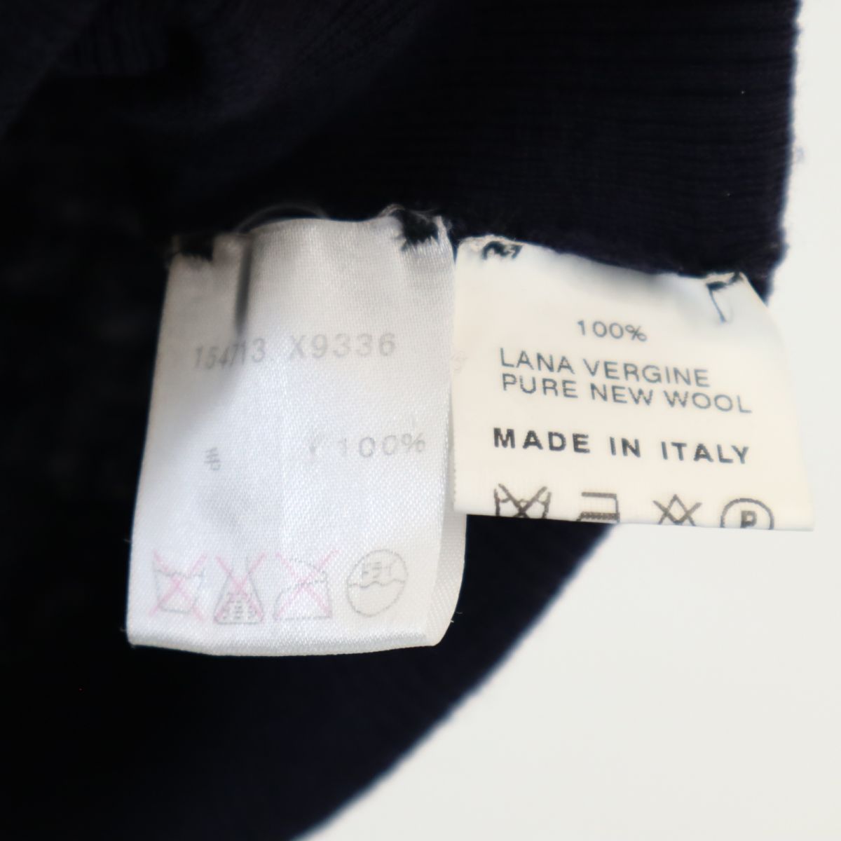 GUCCI グッチ イタリア製 ウール ベスト S ネイビー レディース