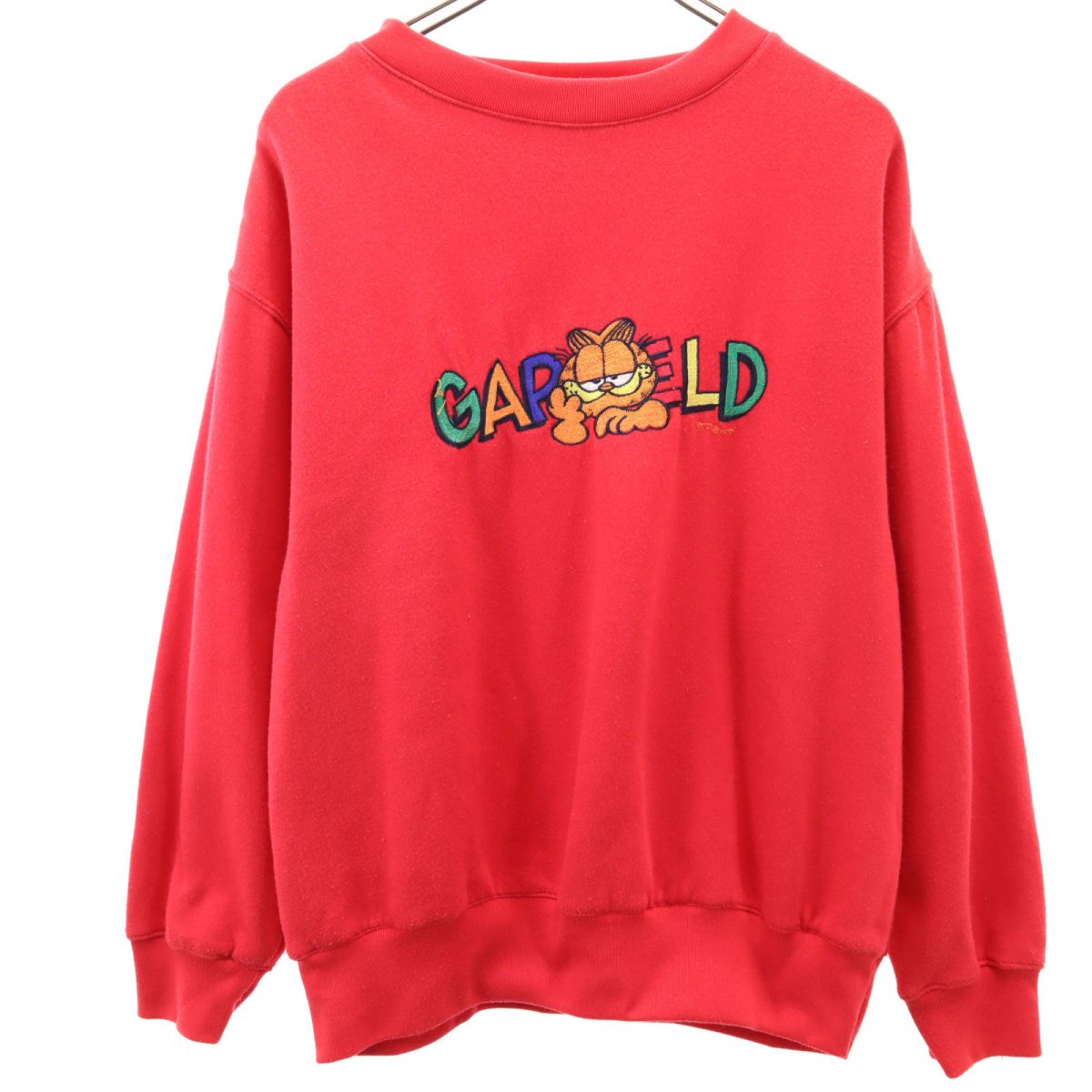 Shenanigans 90s オールド 長袖 スウェット トレーナー L レッド 裏起毛 メンズ