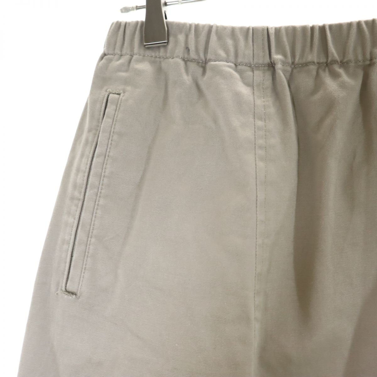 コムデギャルソンコムデギャルソン 2010年 日本製 7分袖 タキシード ジャケット 上下 セットアップ M カーキ系 Comme des Garcons Comme des Garcons サルエルパンツ ウエストゴム レディース