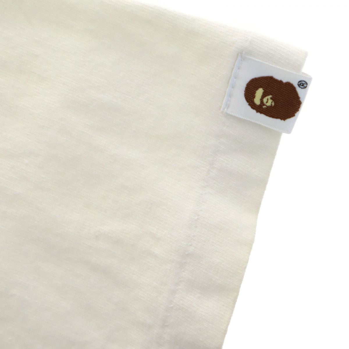 BAPE ベイプ プリント 半袖 Tシャツ L ホワイト A BATHING APE メンズ