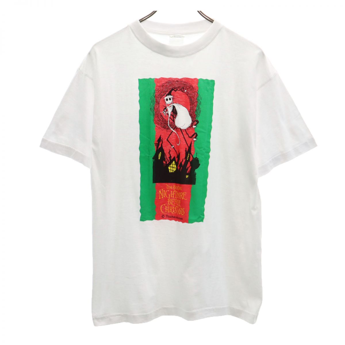 SEGA セガ 1998 90s オールド ナイトメアビフォークリスマス 半袖 Tシャツ ホワイト系 メンズ