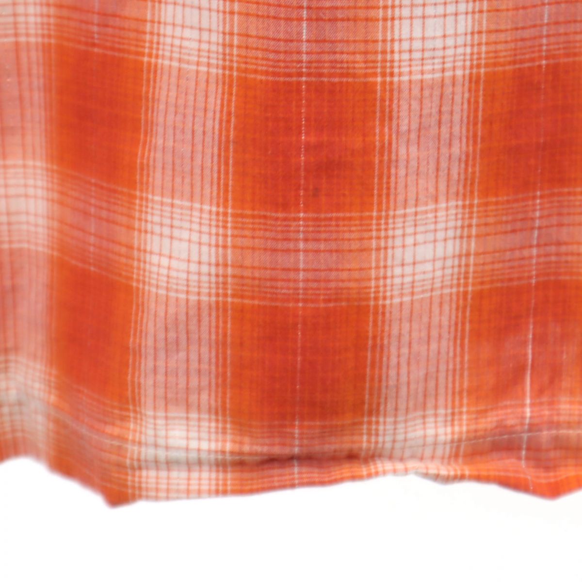 Paul Smith JEANS ポールスミスジーンズ チェック柄 半袖 シャツ S オレンジ系 メンズ