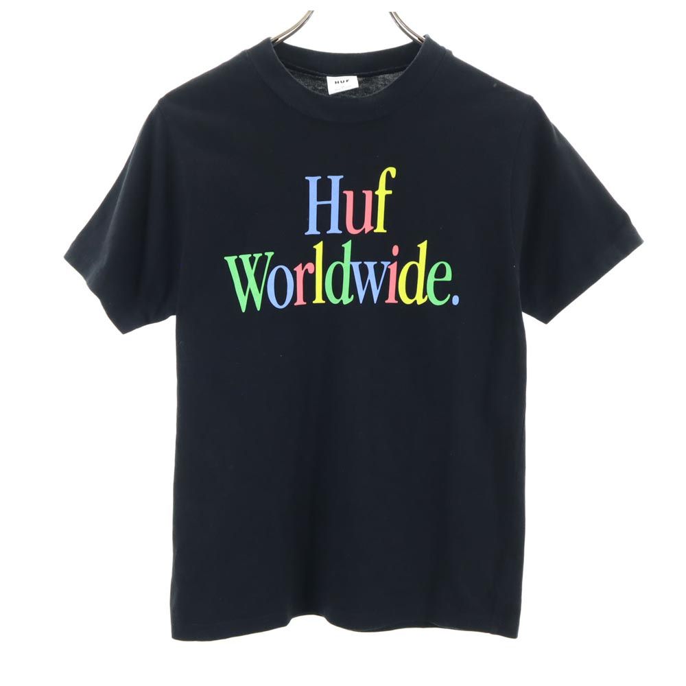 HUF ハフ 日本製 半袖 Tシャツ M 黒 レディース