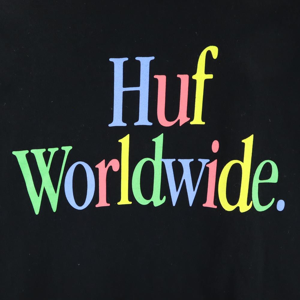 HUF ハフ 日本製 半袖 Tシャツ M 黒 レディース