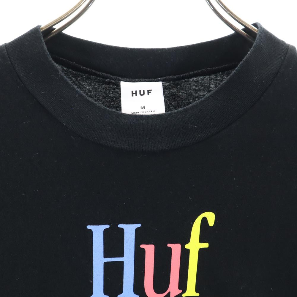 HUF ハフ 日本製 半袖 Tシャツ M 黒 レディース