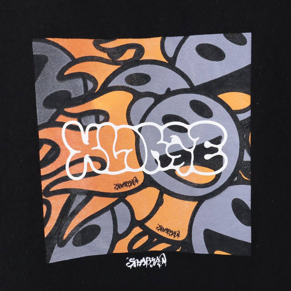 XLARGE エクストララージ プリント 半袖 Tシャツ M ブラック メンズ