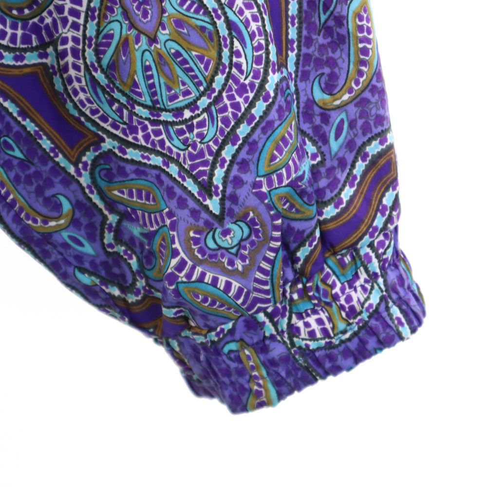 NORTHERN CLIMATE 90s オールド 総柄 ナイロンジャケット M パープル系 メンズ