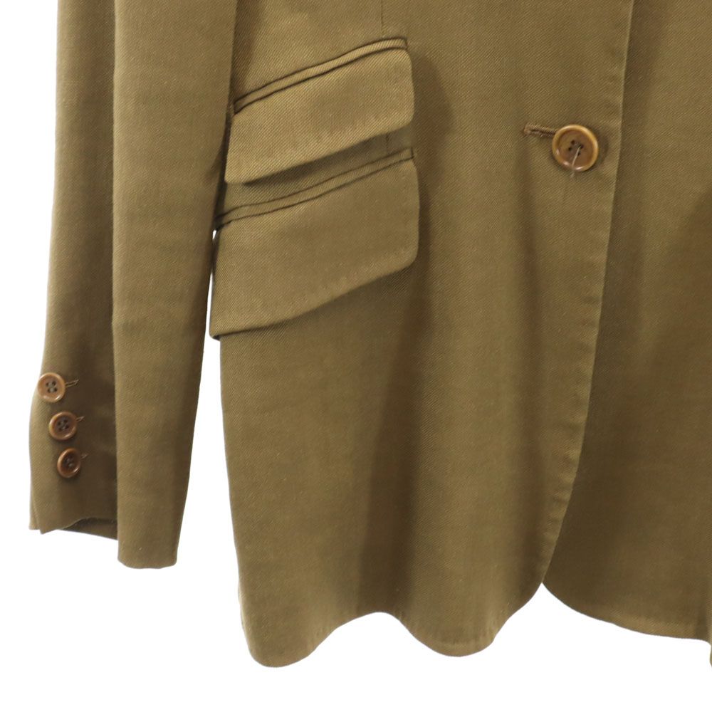 ポールスミス リネンブレンド テーラードジャケット 40 ブラウン系 Paul Smith WOMEN レディース