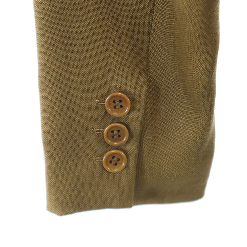 ポールスミス リネンブレンド テーラードジャケット 40 ブラウン系 Paul Smith WOMEN レディース